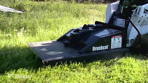 brush cutter attachment for bobcat mini excavator|bobcat brushcat 60 for sale.